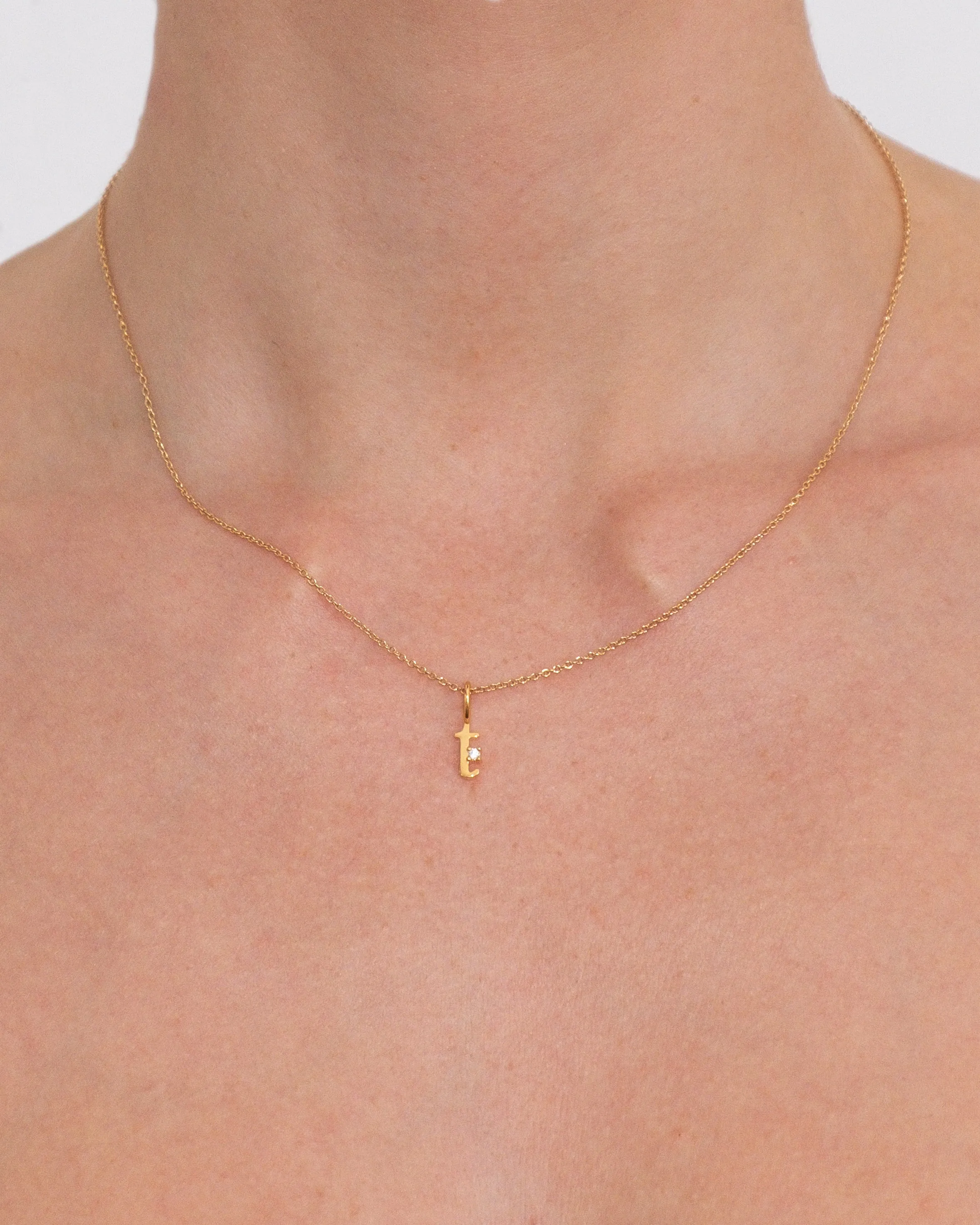 Letter Necklace | Recycled 14k Gold Vermeil