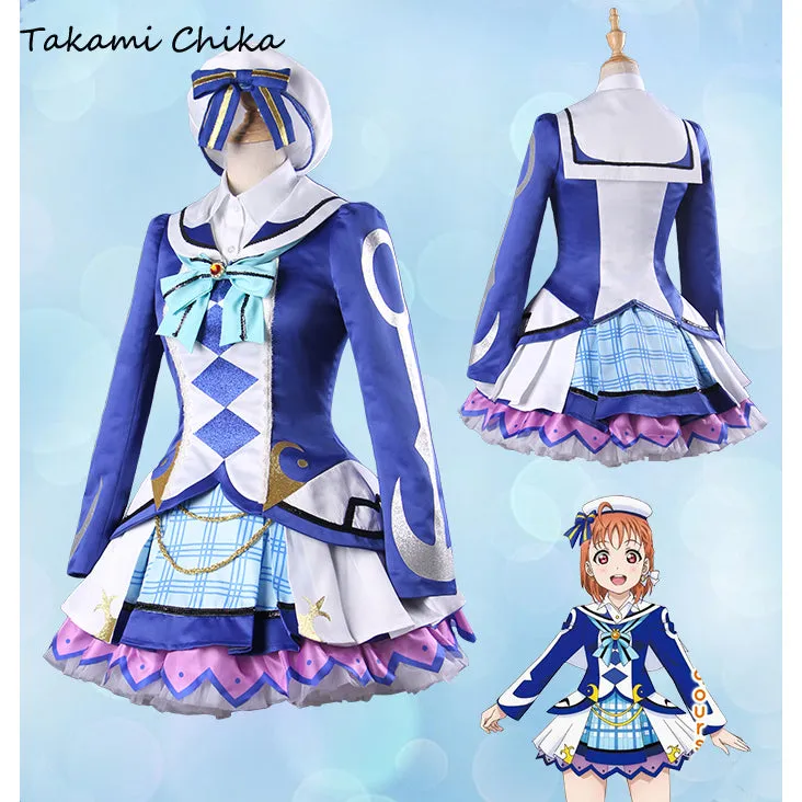 Lovelive Sunshine - Aqours costume cosplay dress 9 version