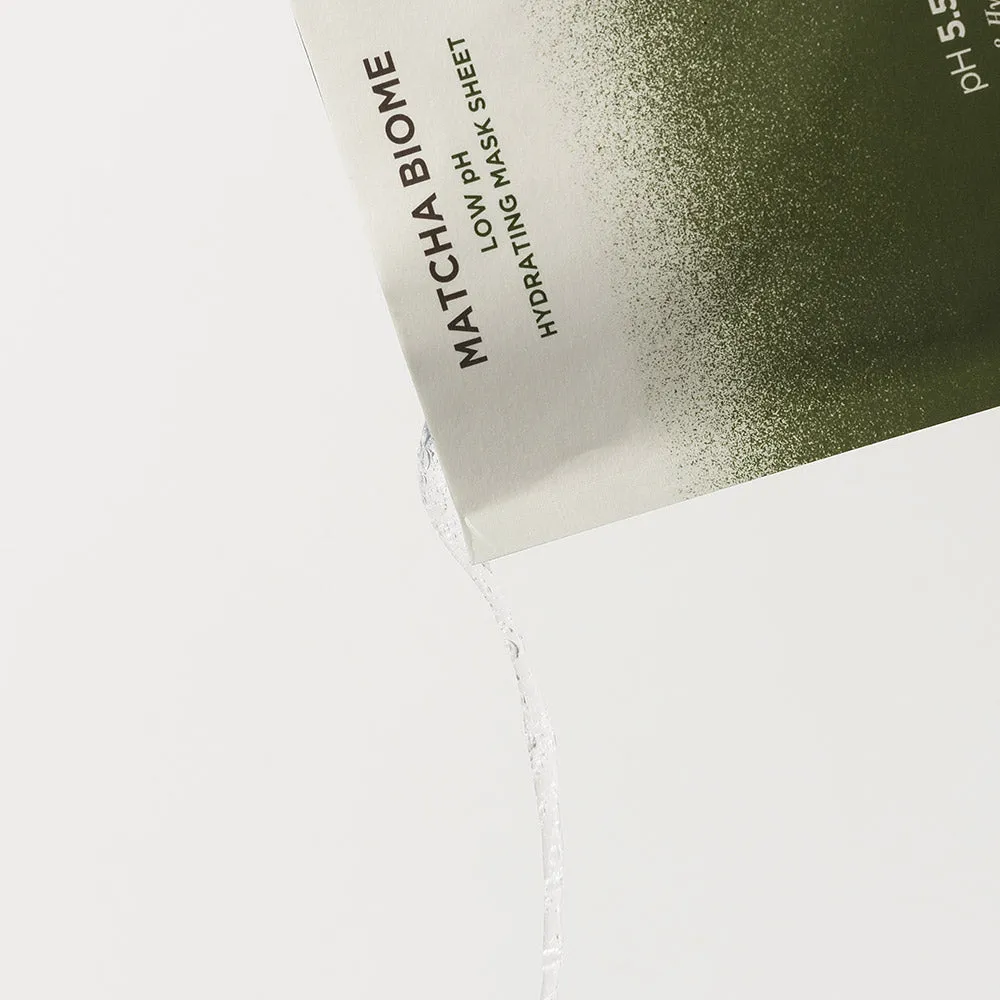 Matcha Biome Low pH Hydrating Mask Sheet Set [5 Masks]