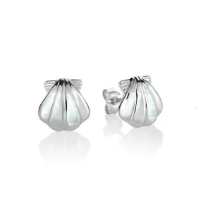 Mother of Pearl Oyster Shell Earrings