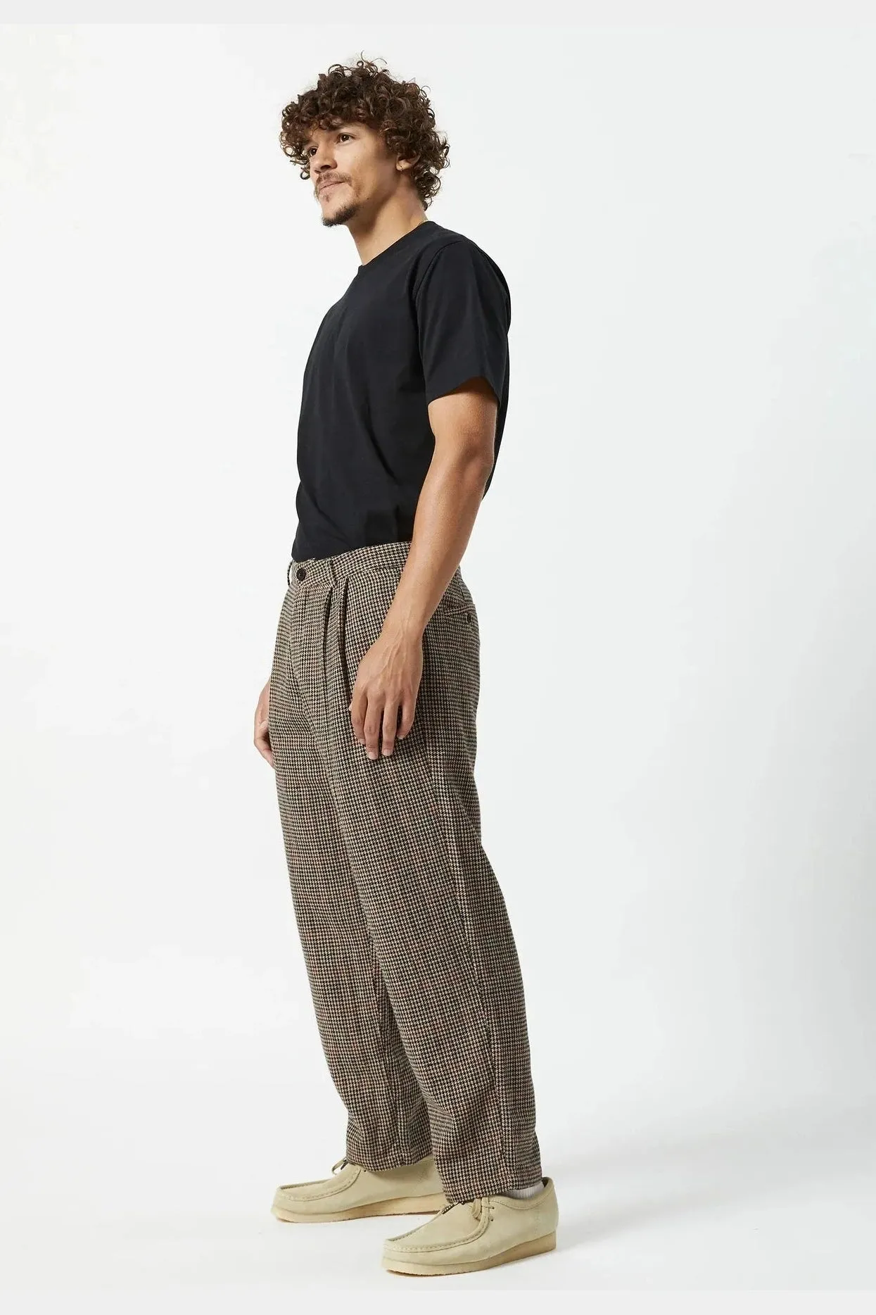 Mr simple brooklyn pant- houndstooth