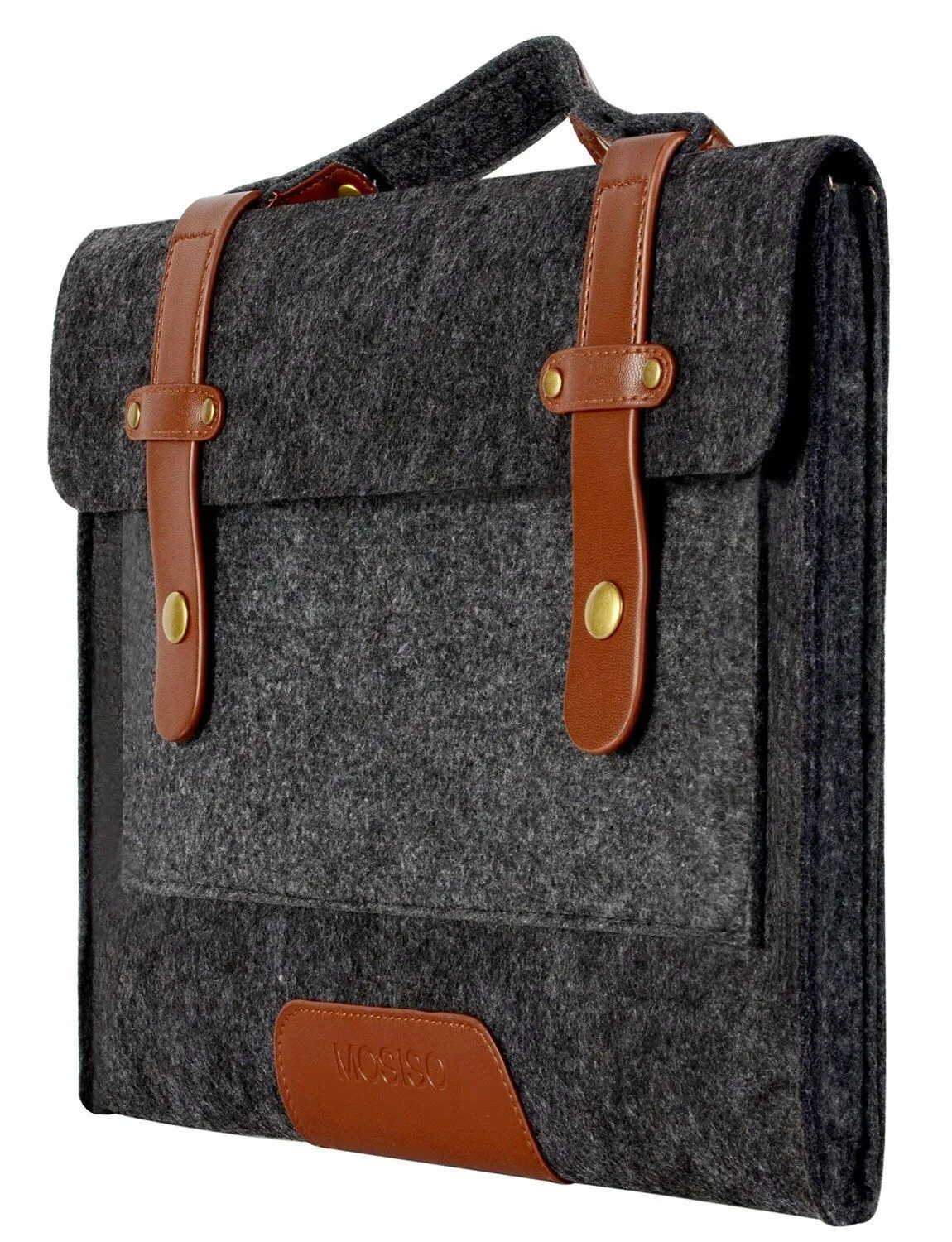 MROYALE™ Men's FELT 13" Laptop Messenger Crossbody Satchel Shoulder Bag