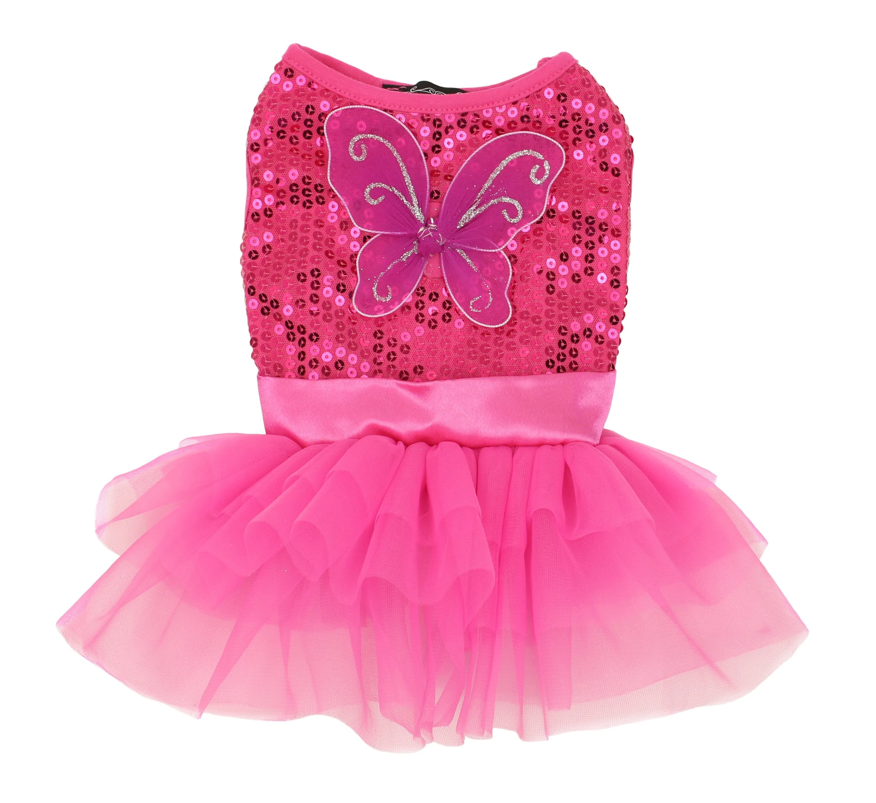 Pawpatu Fuschia Fairy Princes Dress for Pets