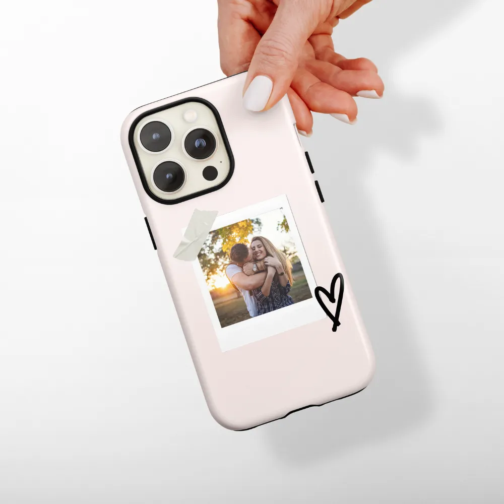 Personalised Polaroid Partner Phone Case - Upload Your Photo