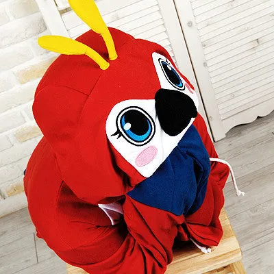 PITaPATs onesie animal jumpsuit costume - long sleeve parrot