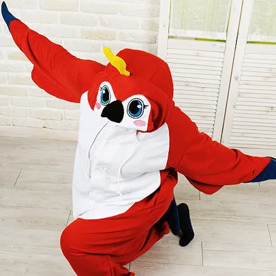 PITaPATs onesie animal jumpsuit costume - long sleeve parrot