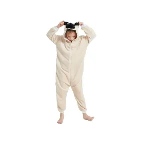 Realistic Pug Dog Kids Onesie