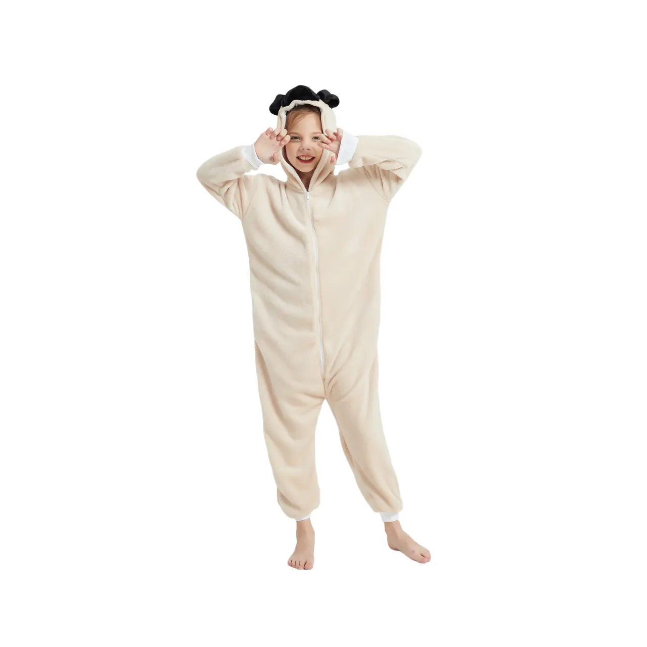 Realistic Pug Dog Kids Onesie