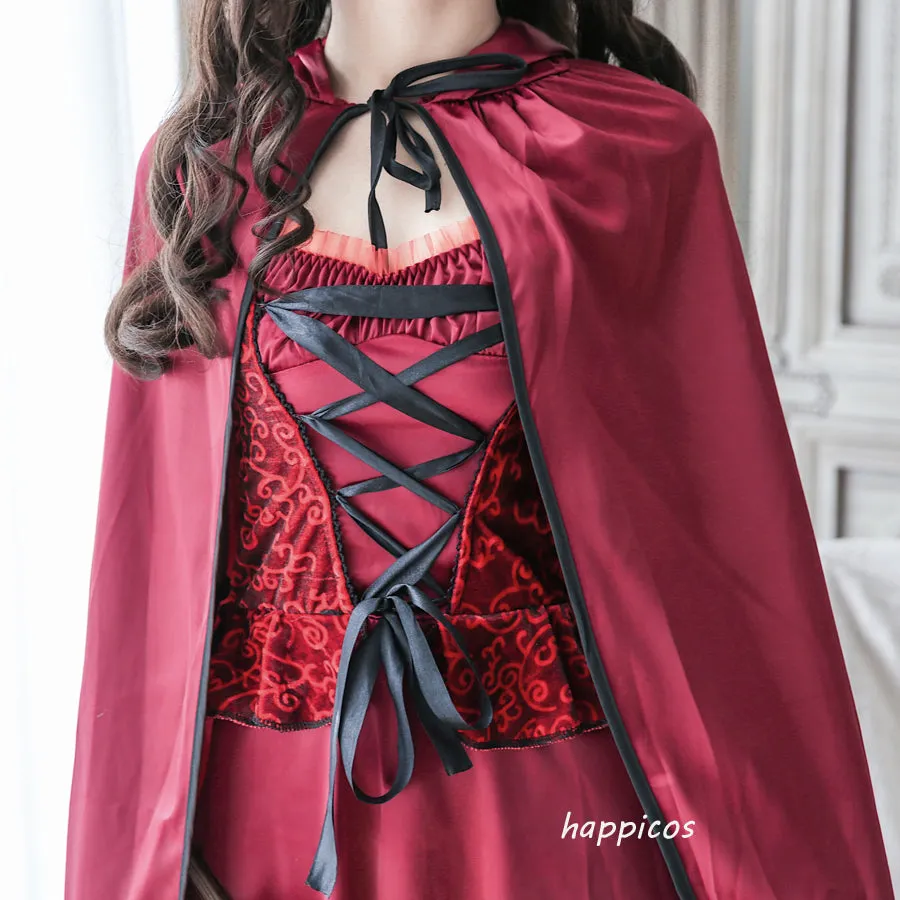 Red Riding Hood Vampire cosplay costume Halloween dress