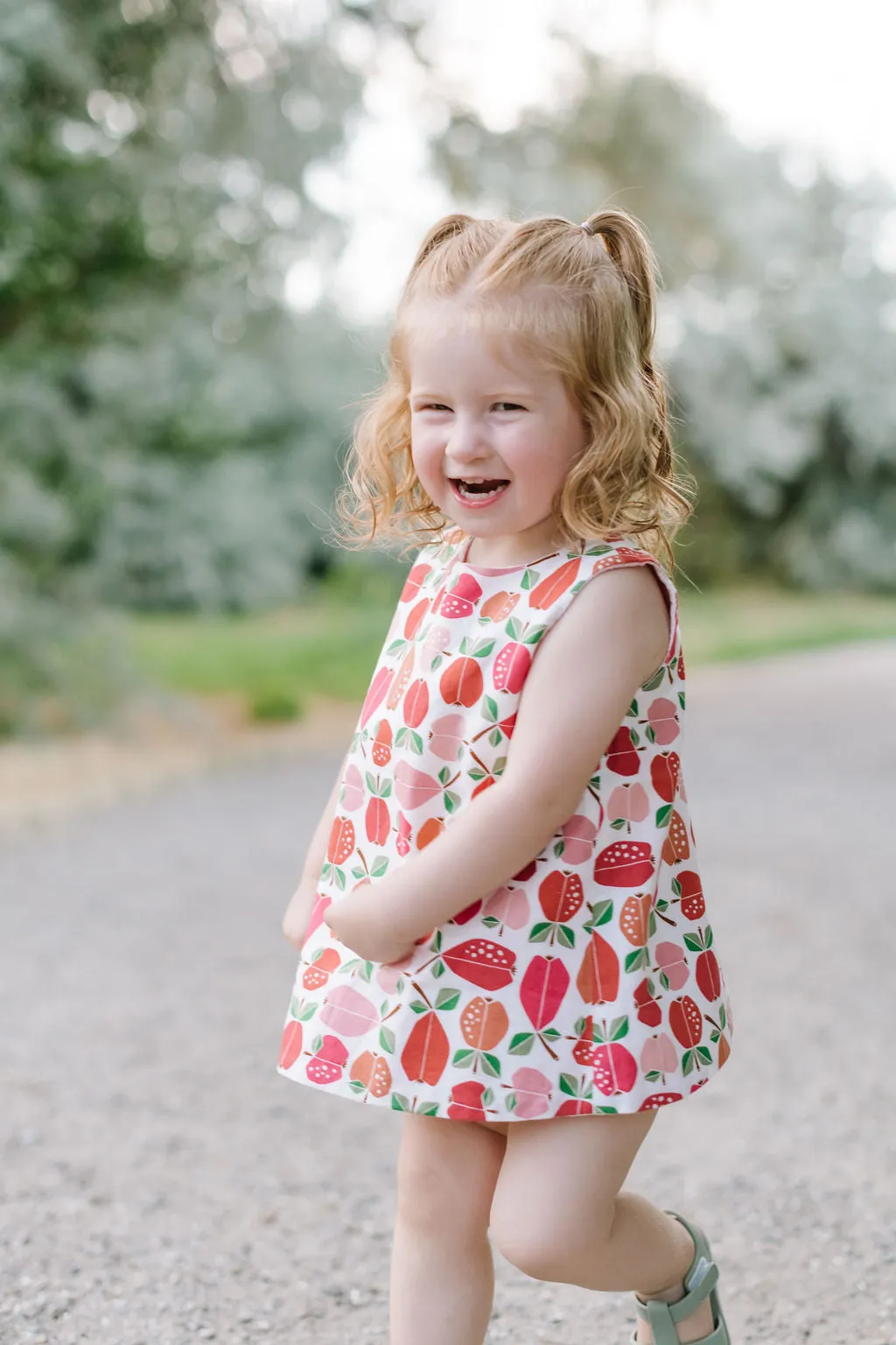 Reversible Tulip Tunic in Honeycrisp