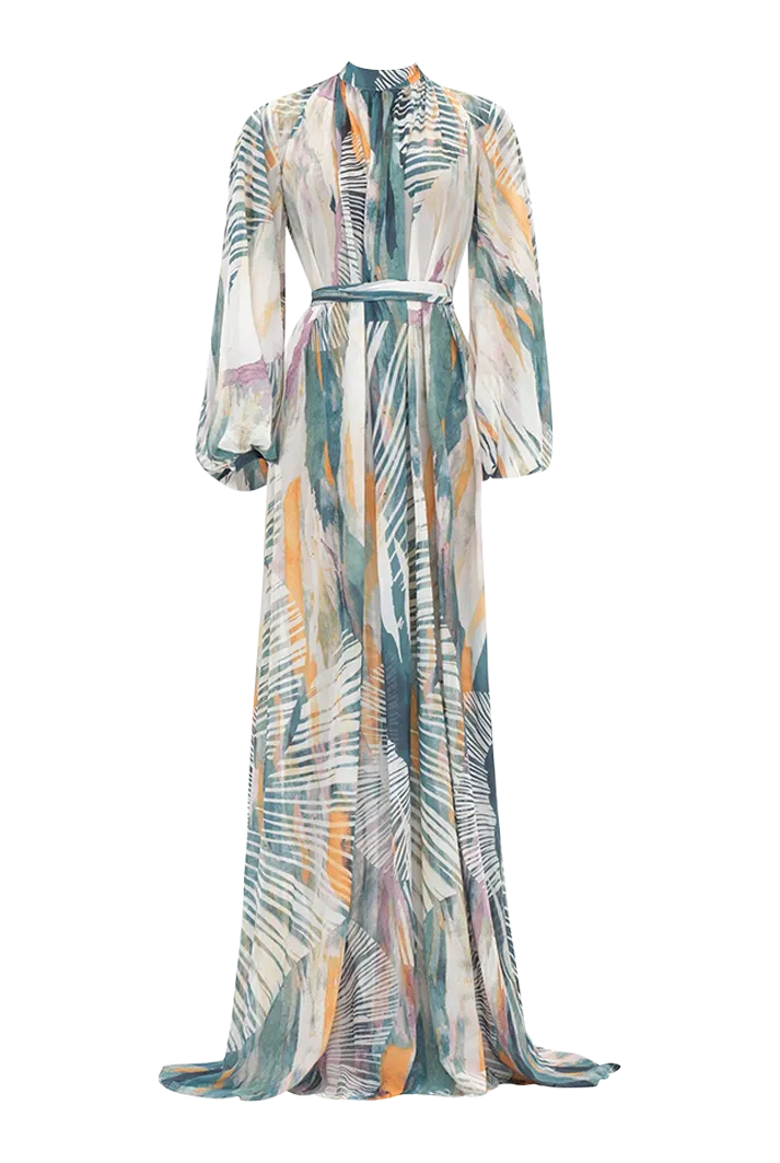 Sade Cover-up Abstract Bark Dress