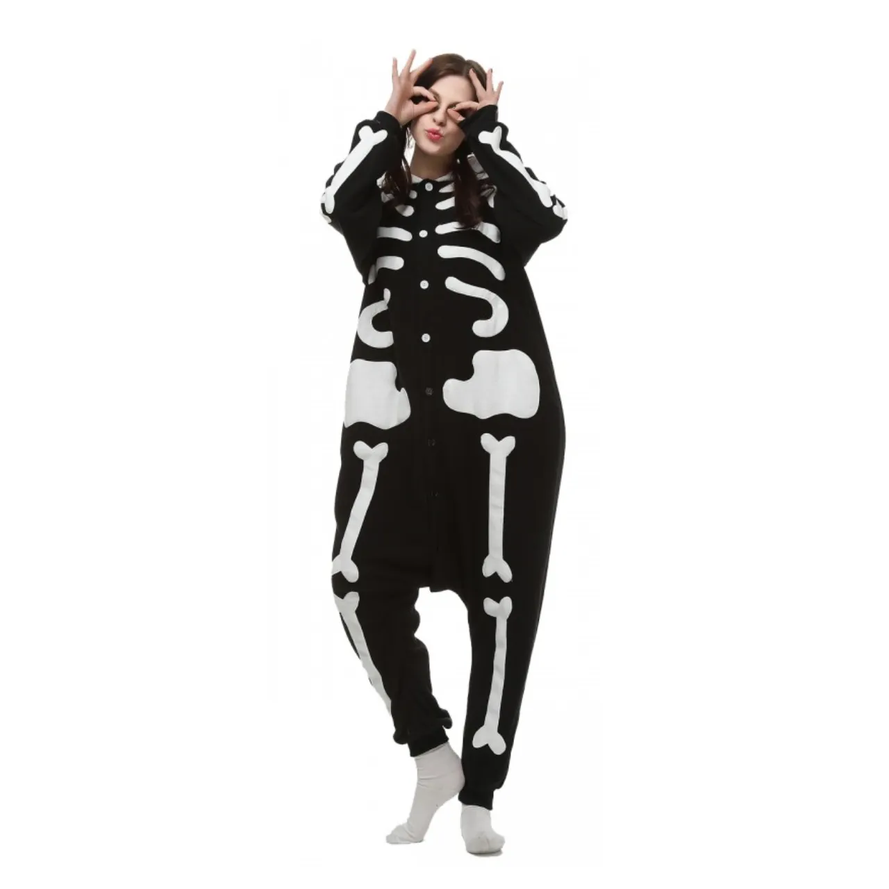 Skeleton Adult Onesie