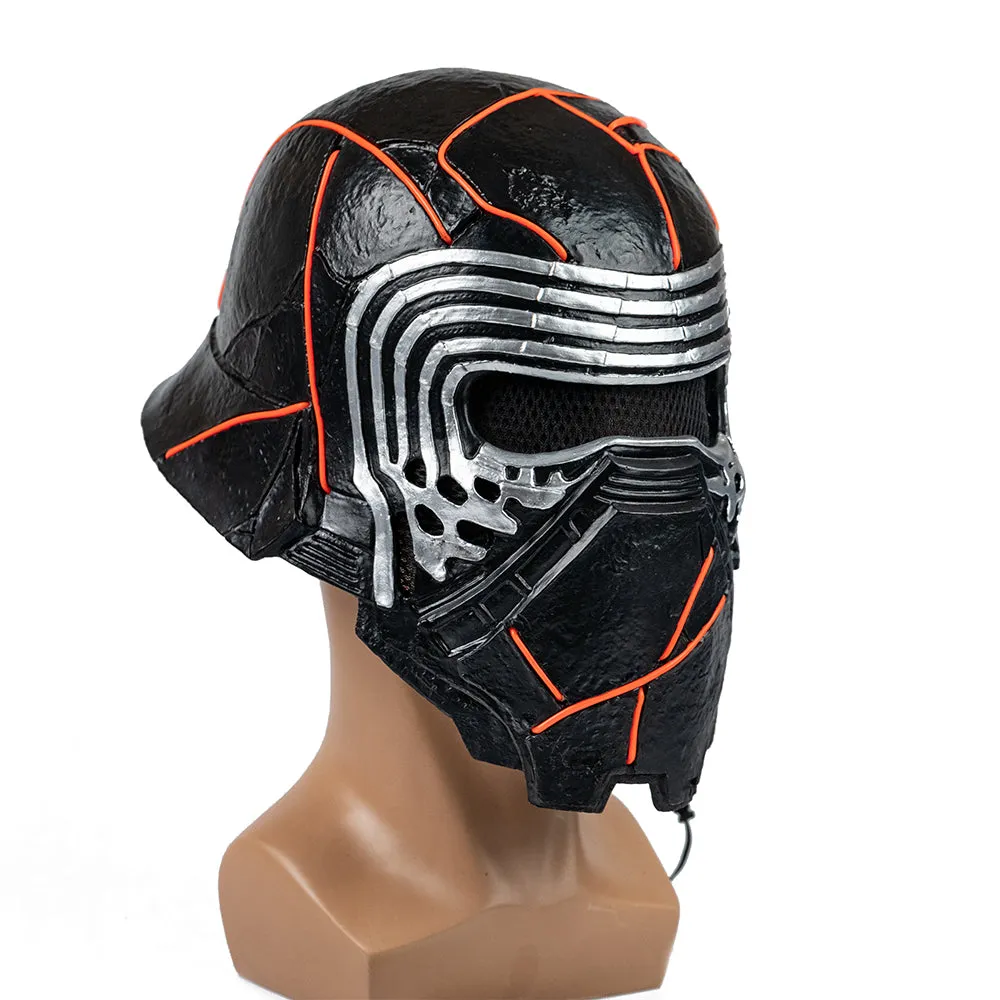 【Special deal】Xcoser Star Wars Kylo Ren Helmet Light Up Full Head Mask Cosplay Prop Resin Halloween