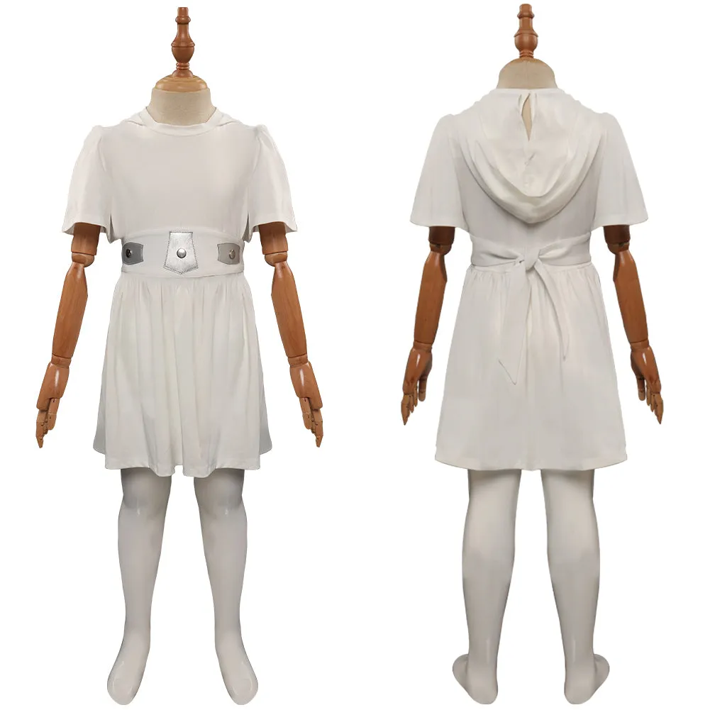 Star Wars Kids Girls Leia Dress Cosplay Costume Outfits Halloween Carnival Party Disguise Suit