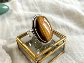 Tiger’s Eye Brea Ring - Medium Oval