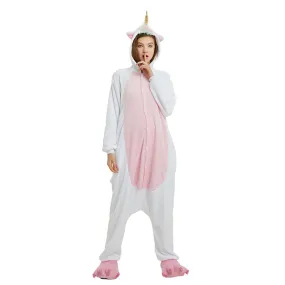 White Unicorn Adult Onesie