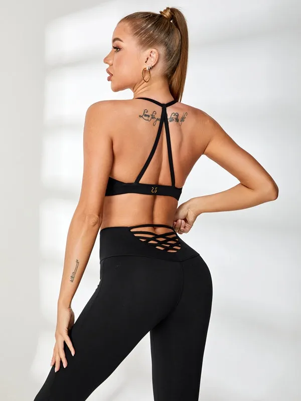 ZASUWA Female Cross Back  Scrunch Bum Tracksuits